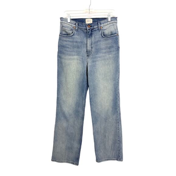 Doen Denim - Doen Jeans Womens Size 32 Straight Leg Denim Light Wash High Rise *READ